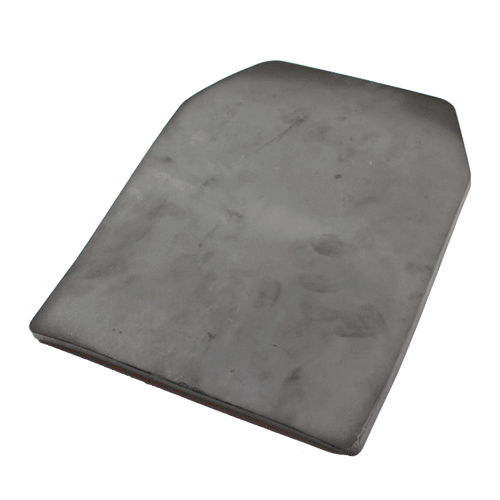 Armour Plate - 360 degree shot showing shot impact